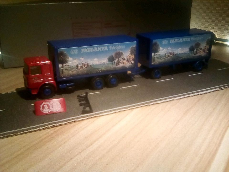 Herpa Lkw MAN F8 Koffer Hgz Paulaner Neu Ovp in Leverkusen