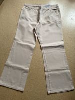Jeans Jeanshose Damen Größe 48 in beige Hessen - Waldeck Vorschau
