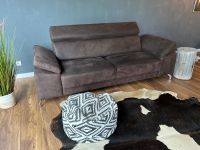 Verkaufe braunes 3er Sofa Leder Couch Niedersachsen - Melle Vorschau