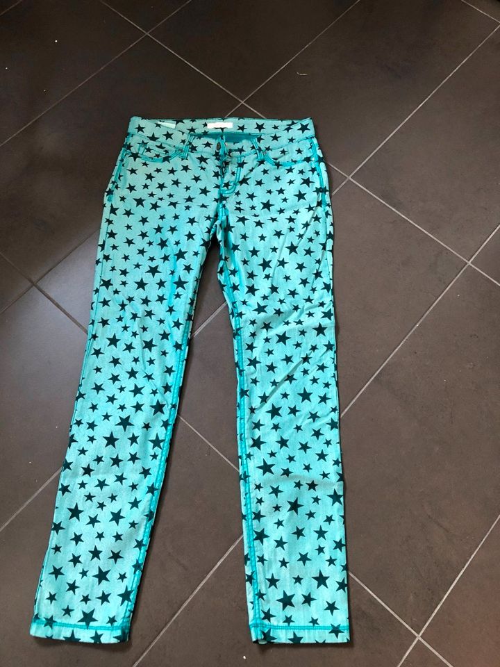 Jeans Hose von MAC blau türkis Größe 38 in Ergoldsbach