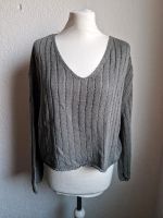 Strickpullover Pullover Pulli Gr. M khaki oversize cropped Düsseldorf - Benrath Vorschau