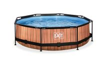 Aufstellpool Framepool-Set EXIT WoodPool rund Ø 300x76 cm (62-1) Nordrhein-Westfalen - Mettmann Vorschau