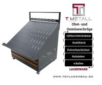 Gemüseschräge, Gemüseregal, Obstregal, Sebzelik, Obststand, Regal, Holzregal, Gemüsepräsentation, Austellungsregal, Markstand, Auslage, Schräge, Meyve Reyonu, Raf, Sebze Reyonu, Meyvelik Nordrhein-Westfalen - Herne Vorschau