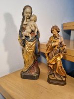 MUTTER GOTTES HEILIGER JOSEF MADONNA ALT HEILIGENFIGUR HOLZFIGUR Bayern - Kumhausen Vorschau