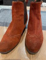 Damen Stiefelette Echtleder Ara Budapestmuster rostbraun Gr. 40 Bayern - Burgebrach Vorschau