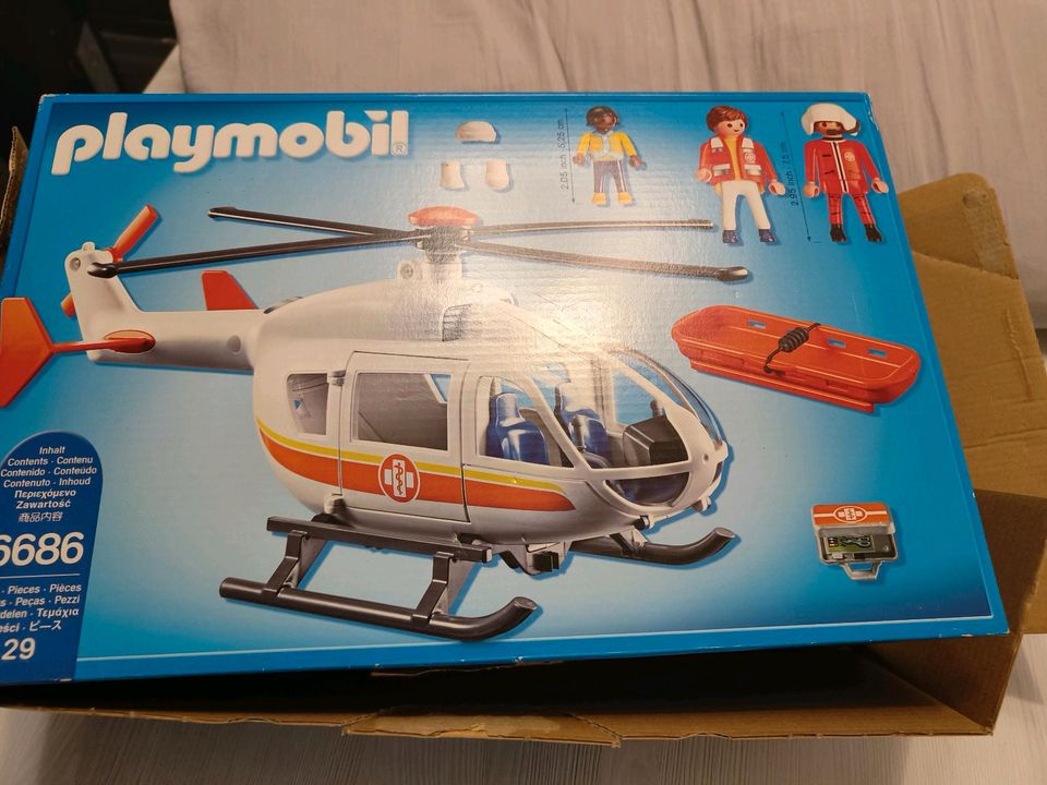 Playmobil City Life 6686 Rettungs  Hubschrauber in Fockbek