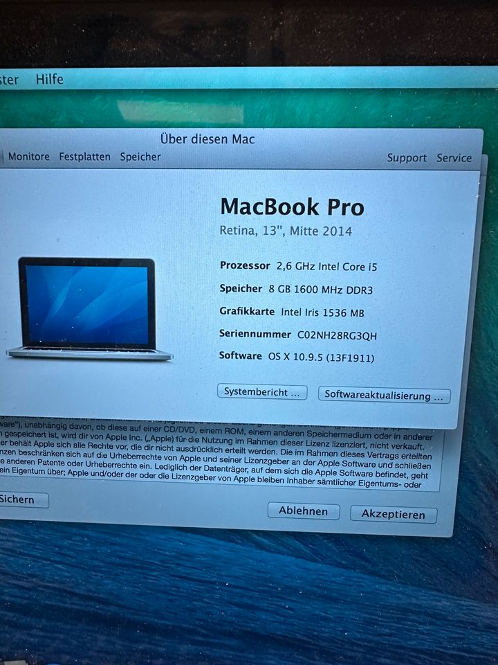 MacBook Pro Retina Mitte 2014 in Magdeburg
