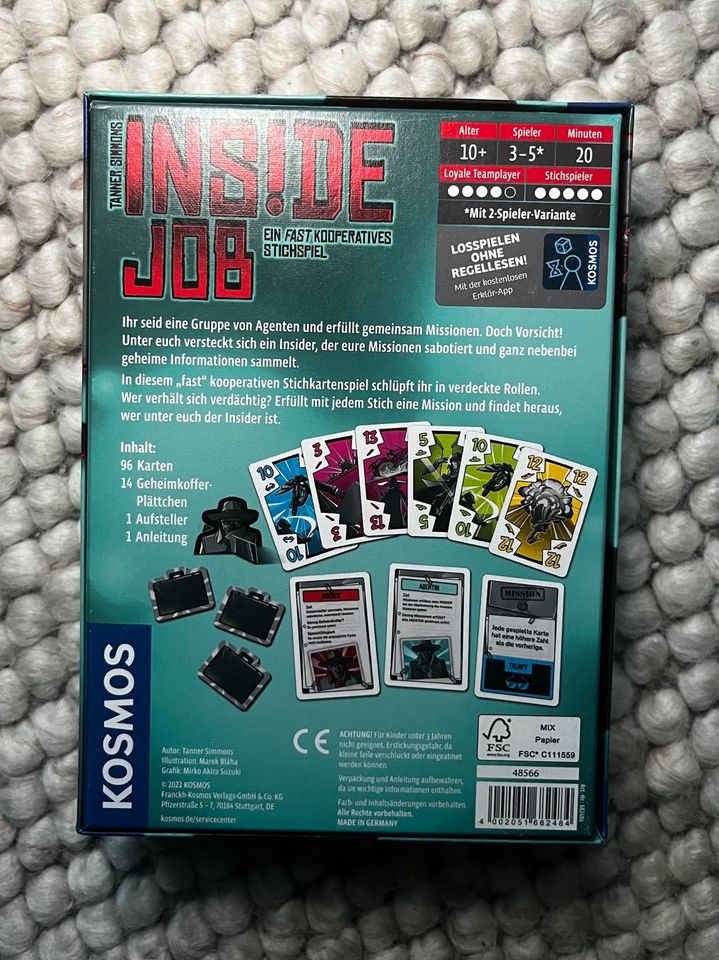 Inside Job Kartenspiel in Peine