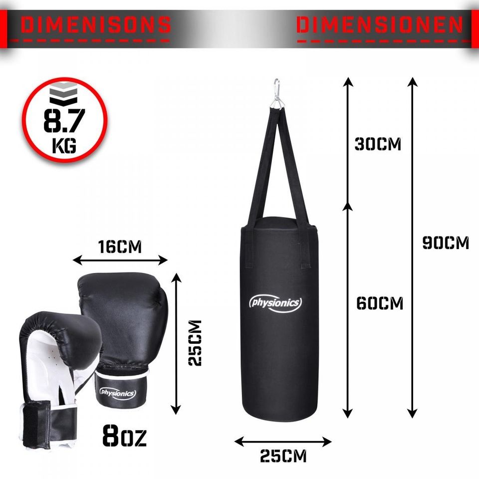 Sandsack Kickboxen MMA Kampfsport Muay Thai Punching Bag in Hainburg