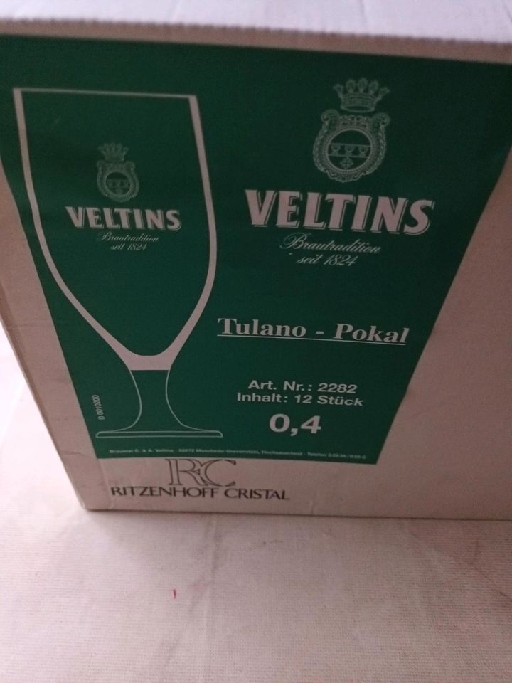 Veltins-Gläser in Rastenberg