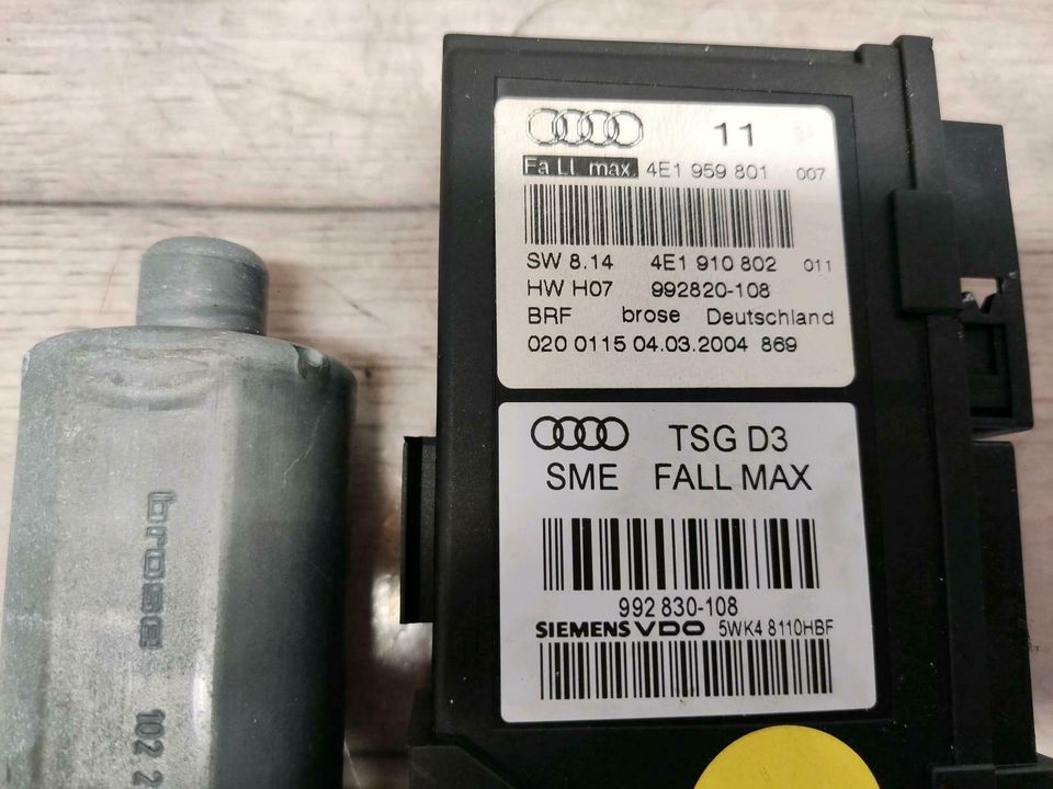 Fensterhebermotor vorne R/L Audi A8 4E D3 TDI:4E1910802 in Vaihingen an der Enz