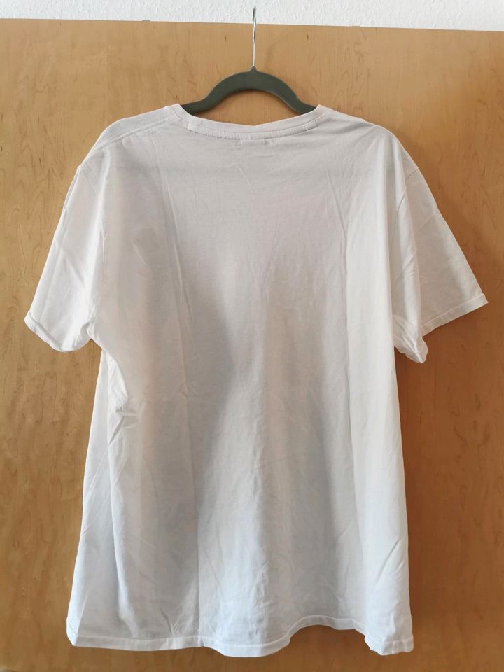 Herren T-Shirt in weiß mit Aufdruck von S. Oliver in Baltmannsweiler