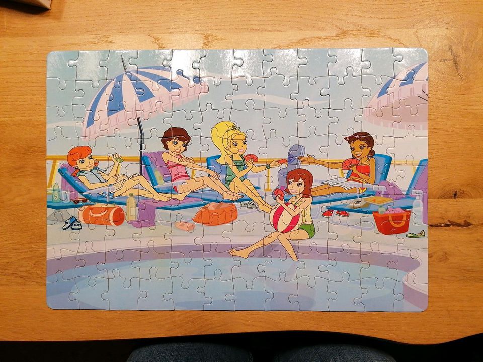 Polly Pocket Puzzle 100 Teile Mädels am Strand Pool in Ibbenbüren