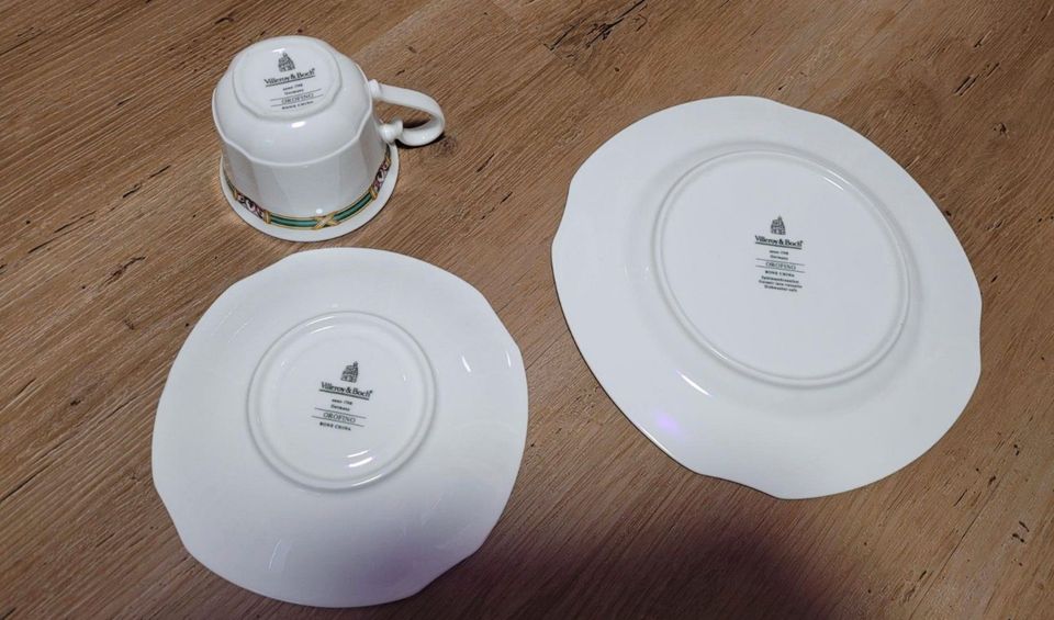 Villeroy & Boch Orofino 3teiliges Kaffeegedeck Kuchenteller Tasse in Wuppertal