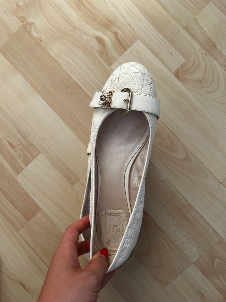 Dior Ballerinas weiß, Größe: 39 in Centrum