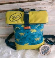 Kinder Foldover Rucksack Handmade Kita Tasche Beutel Dinosaurier Nordrhein-Westfalen - Düren Vorschau