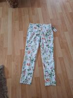 Leichte stoffhose sommer hose blumen flowers Damen 36 neu Sachsen-Anhalt - Halle Vorschau