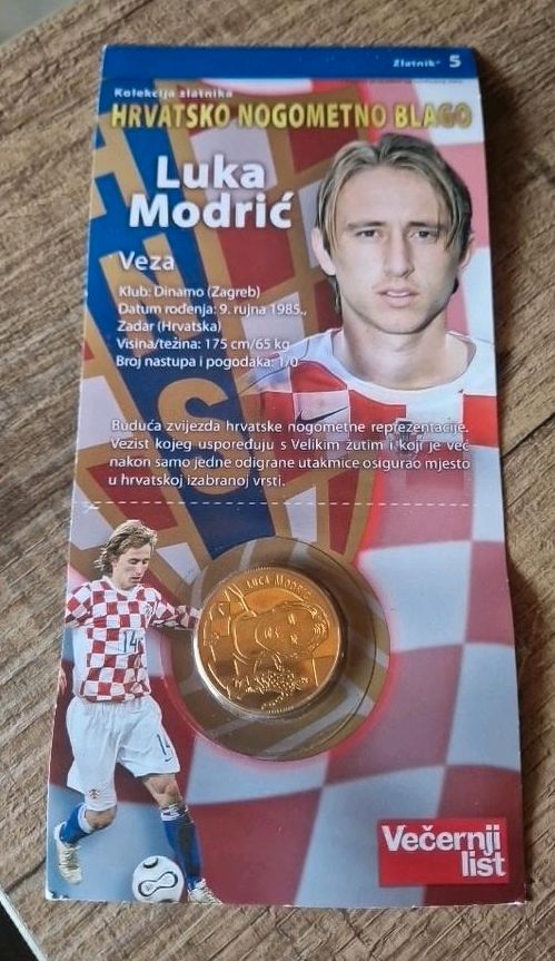 Sammelheft von Kroatienspieler WM 2006 in Münzen in Weilerswist