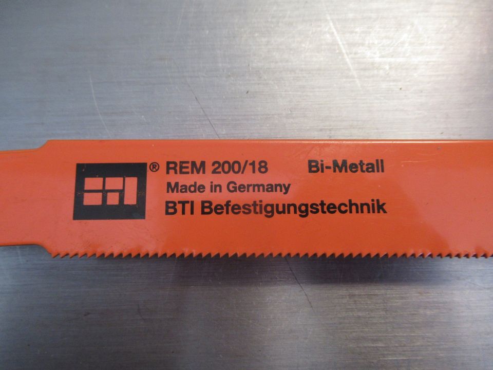 BTI REM 200/18 BI-Metall Sägeblätter 10 Stück neu in Rinteln