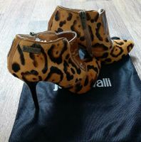 NEU Luxus just Cavalli high heels echt Leder pony Haar LEO  Gr 37 Sachsen - Lichtenau Vorschau