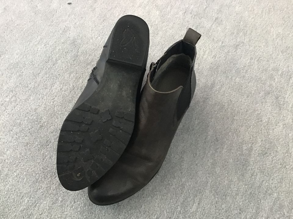 Caprice: Stiefeletten / Boots - Grau - Leder - Größe 39 (6) in Krefeld