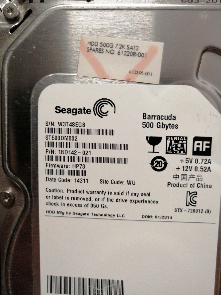 3 x 500 GB Festplatte Seagate Barracuda in Berlin