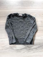 Strickpullover, 110/116, Zopfmuster,grau, Pullover,h&m Bayern - Waigolshausen Vorschau