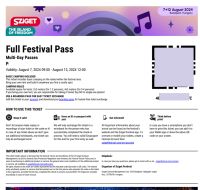 Sziget Festival, Full Festival Pass, Details siehe Text Baden-Württemberg - Tuttlingen Vorschau