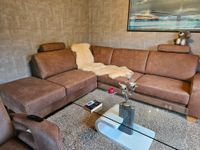 Couch Leder mit Relaxsessel verstellbar Niedersachsen - Bremervörde Vorschau