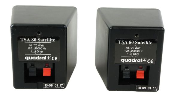 5 x Quadral TSA 80 Satelliten Lautsprecher Boxen Schwarz in Kusel