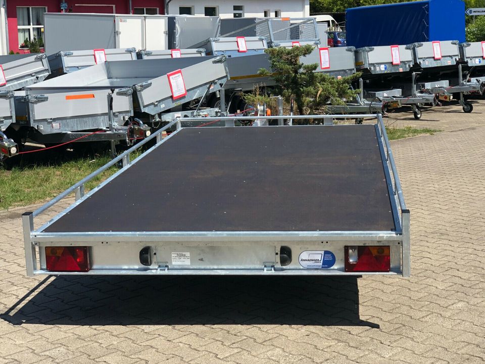 ⭐️ Eduard Auto Transporter 2700 kg 406x200cm Reling Rampen 63 in Schöneiche bei Berlin