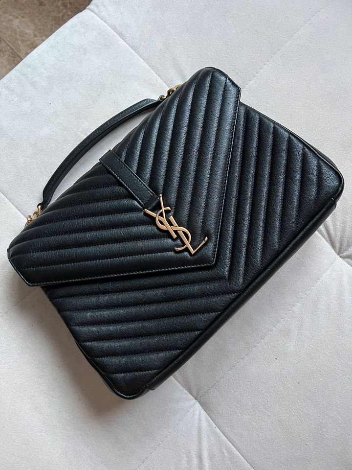 Originale YSL College Bag schwarz in Senden