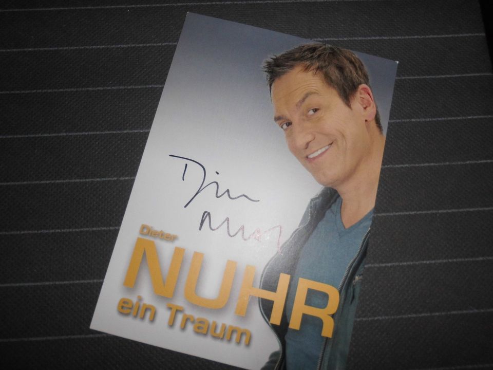 DIETER NUHR & PAUL PANZER  / ORIGINAL AUTOGRAMME in Hilden