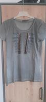 Geisha Damen Shirt Gr 38/M Grau Pailetten Federn Bayern - Abensberg Vorschau