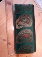Indische Handtasche grün schmal 25 cm lang wie neu Hessen - Wolfhagen  Vorschau