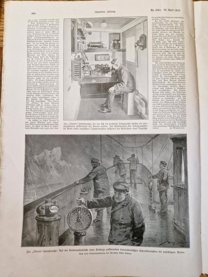 25. April 1912 Illustrierte Zeitung -Großherzogtum Luxemburg in Hamburg