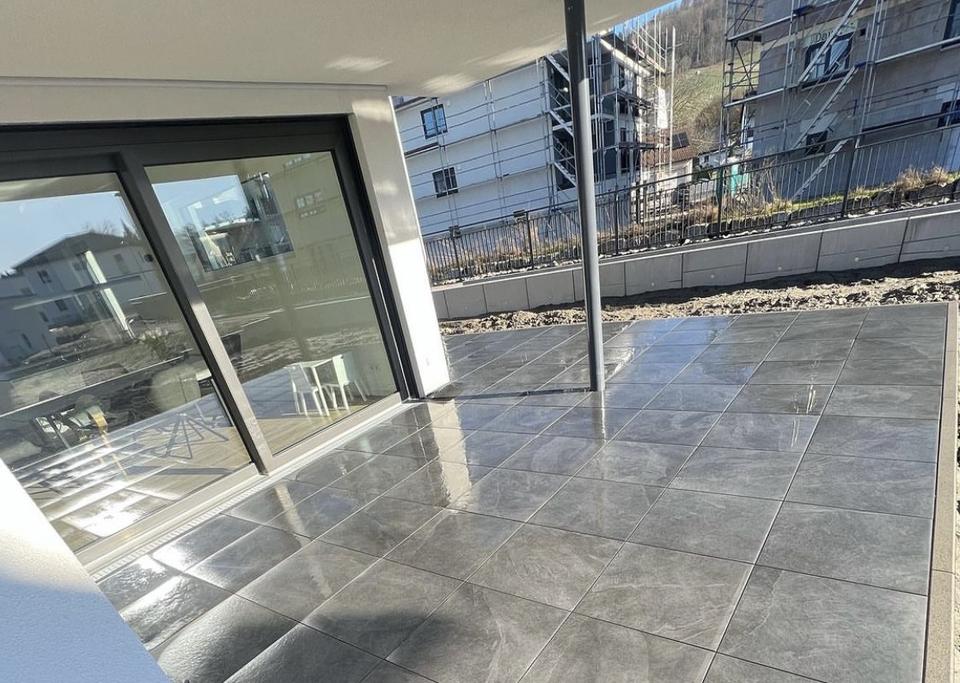 14,4 m2 Terrassenfliesen 60 x 60 cm schiefer schwarz / anthrazit in Achern