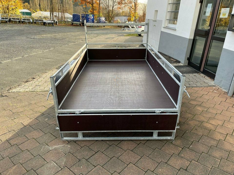 PKW Anhänger Tandem Kastenanhänger Tieflader 257x151x42cm 750kg in Monzingen