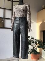 Massimo Dutti, Lederhose, Echtleder, schwarz Hessen - Viernheim Vorschau