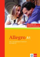 Allegro A1. Lehr- und Arbeitsbuch. Bayern - Kleinwallstadt Vorschau