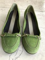 Bally Damen Schuhe Ballerina grün Gr. 35,5 Wildleder Düsseldorf - Pempelfort Vorschau