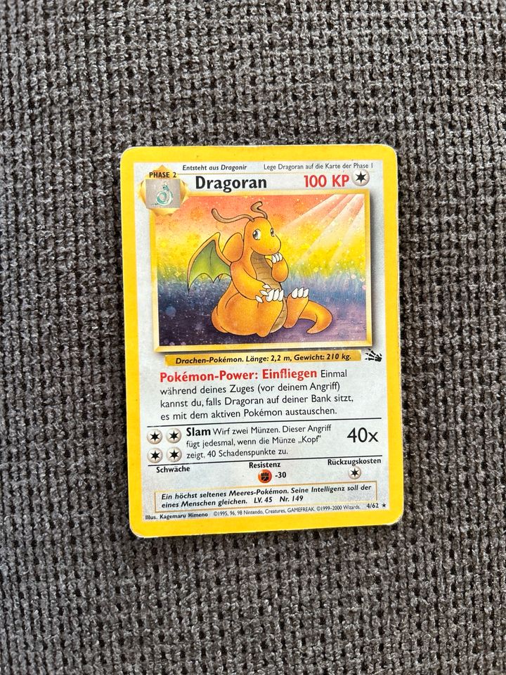 Dragoran Pokémon Karten in Dingelstädt