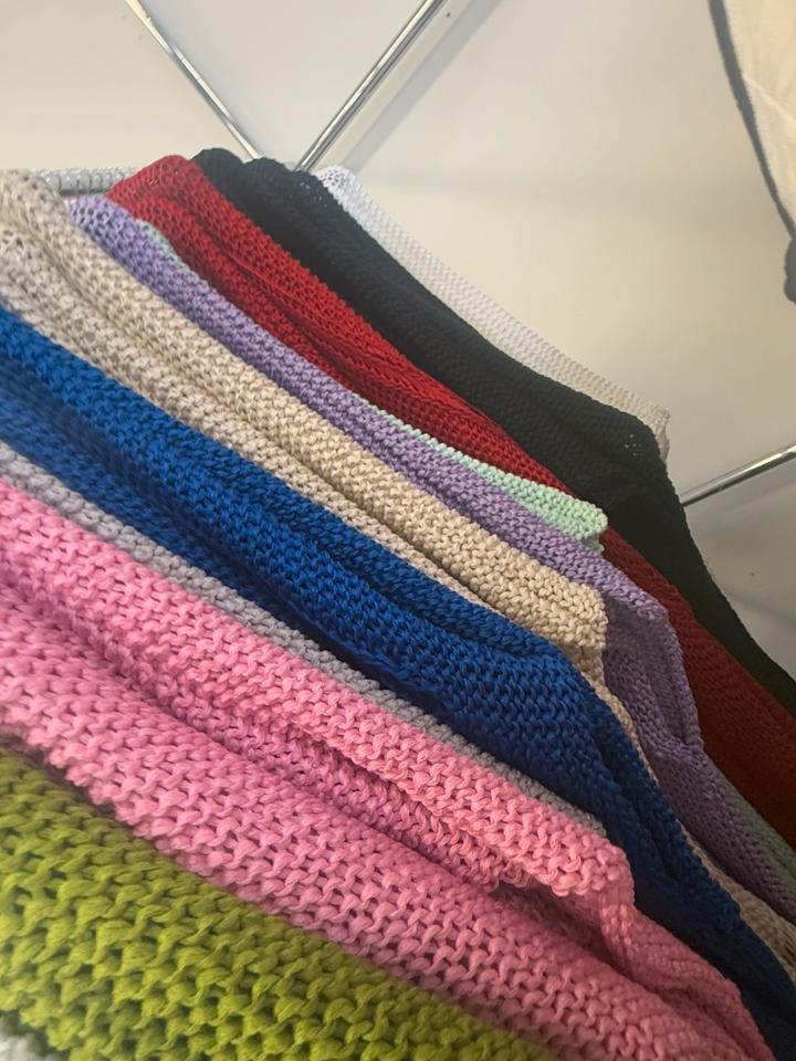 Damen Zipfel Strick Tunika Pullover Oversized l xl 2Xl 3xl in Groß-Gerau