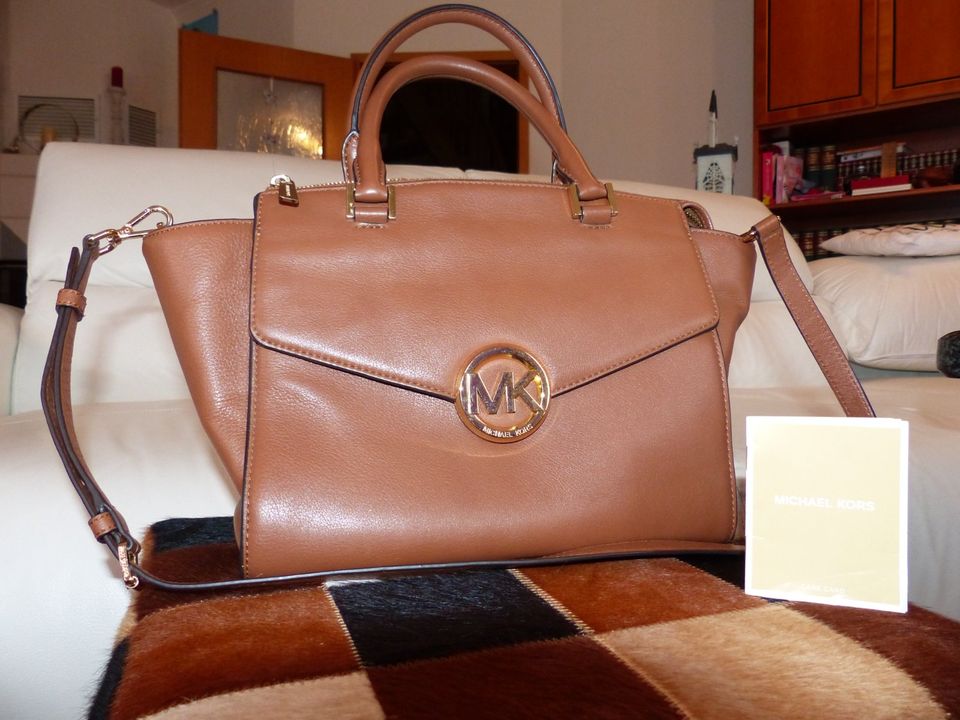 Original MICHAEL KORS Hand-Tasche NEU ECHT-LEDER MK Hudson Large in Lehrte