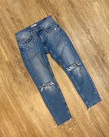 Zara Girlfriend Jeans ripped Gr. 34 Perlen Bayern - Neunburg Vorschau