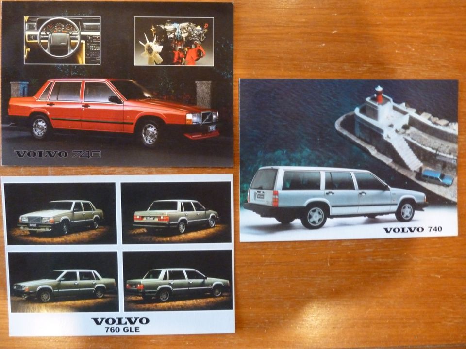 Volvo 700 740 744 745 760: Postkarte Karte Werbung in Ritterhude