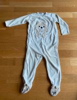 H&M Strampler Schlafi Teddy Velour Gr. 86 creme Frankfurt am Main - Rödelheim Vorschau