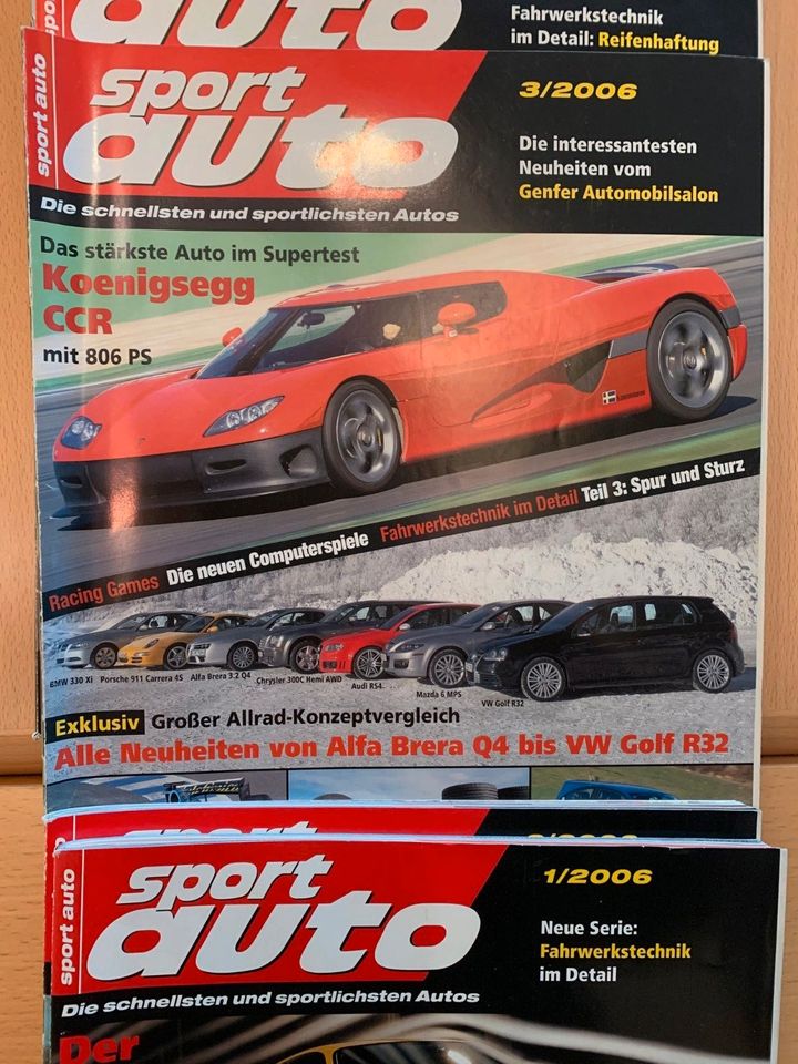 Sport Auto Magazin kompletter Jahrgang 2006 in Adelmannsfelden