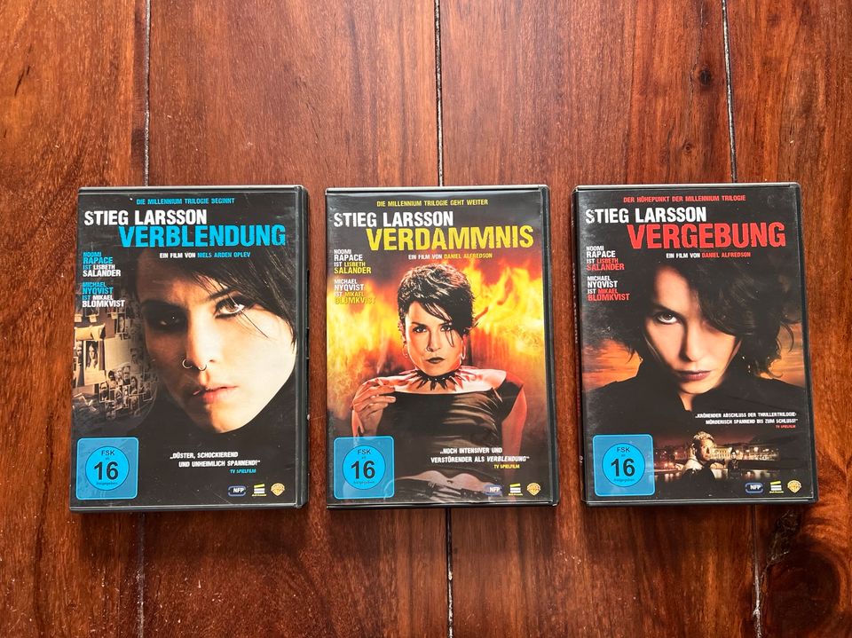 Stieg Larsson Verblendung, Verdammnis, Vergebung DVD in Köln