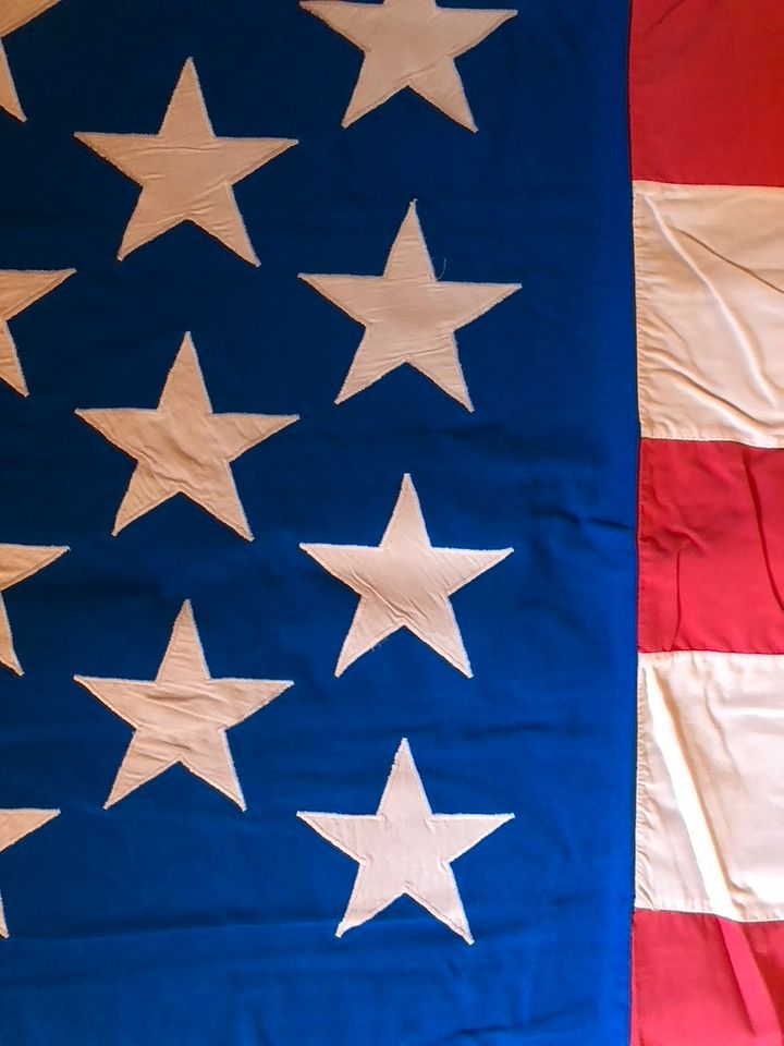 USA Flagge HANDARBEIT Vereinigte Staaten von Amerika handgenäht in Kappel-Grafenhausen